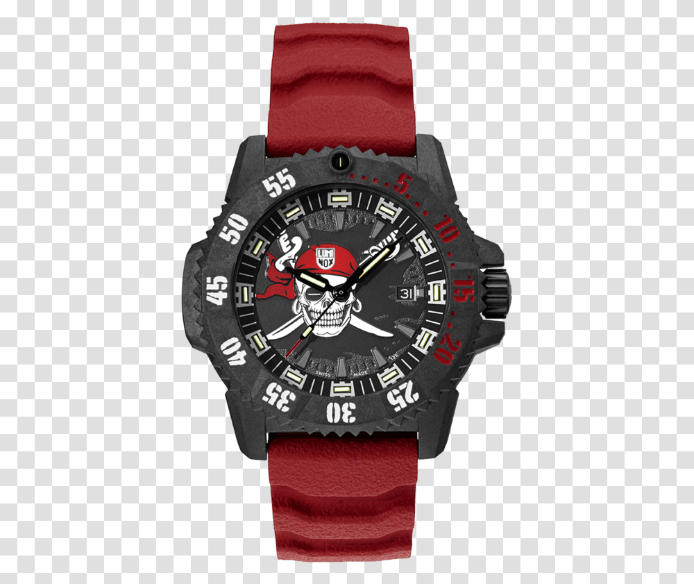Luminox Jolly Roger, Wristwatch, Digital Watch Transparent Png