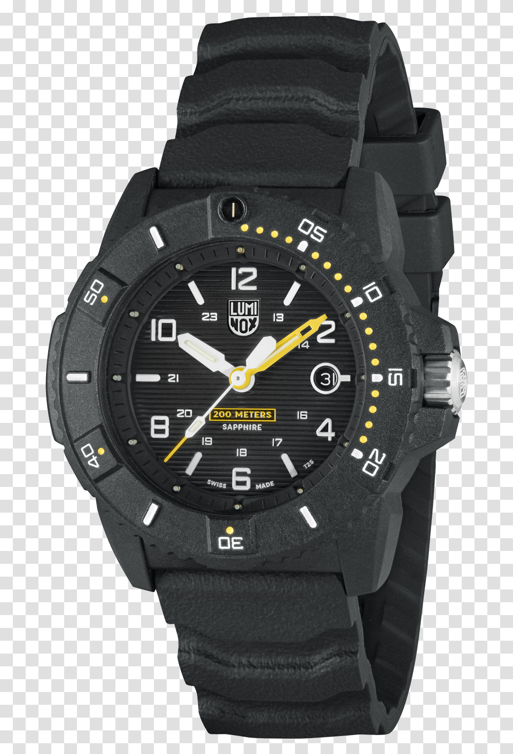 Luminox Navy Seal 3600 Series, Wristwatch, Digital Watch Transparent Png