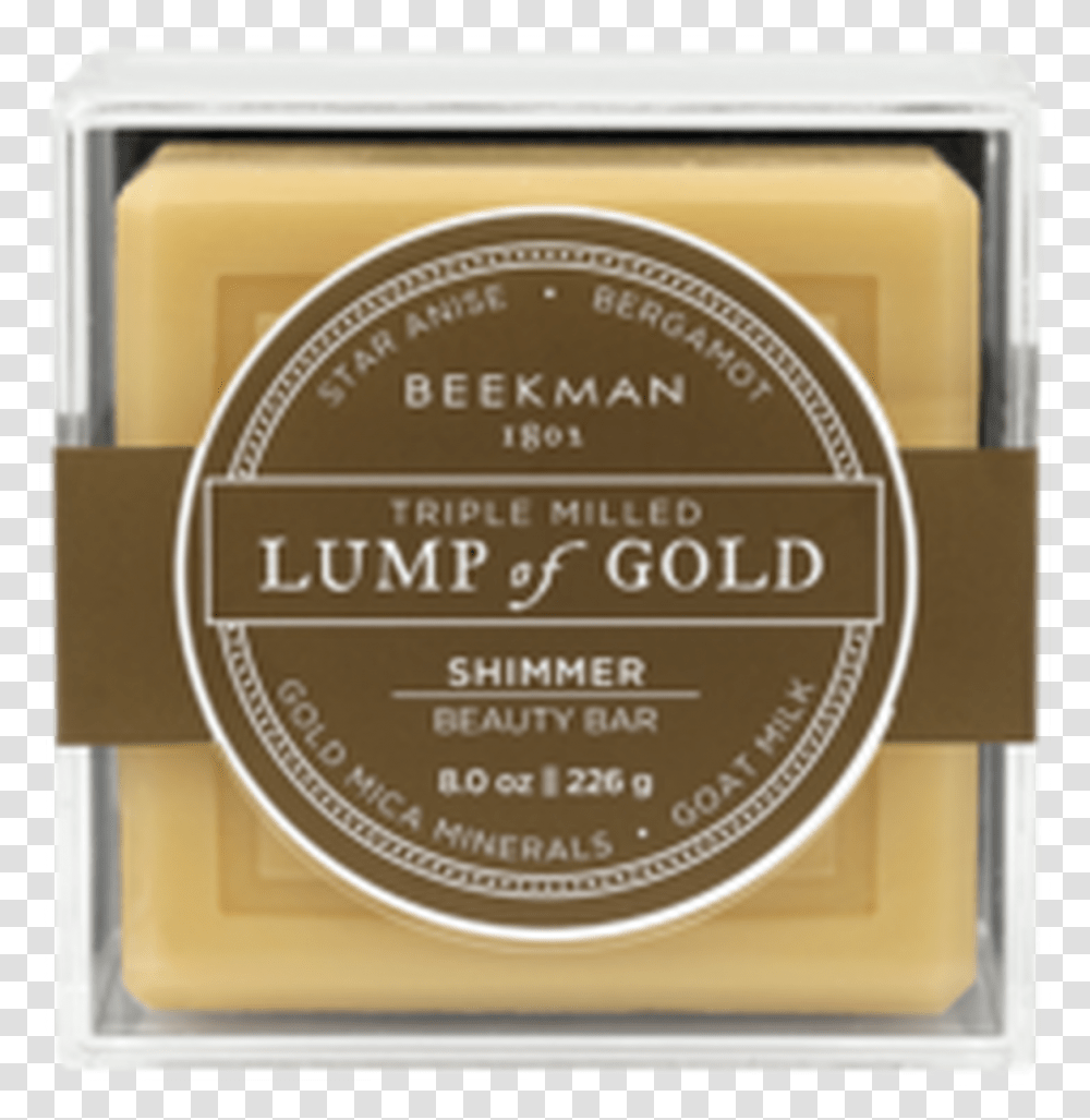 Lump Of Gold Beekman, Label, Aftershave, Cosmetics Transparent Png