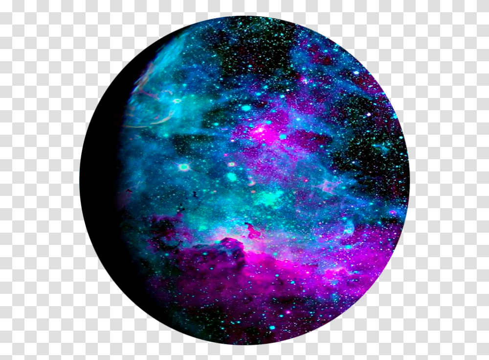 Luna Moon Galaxy Galaxia Universo Universe Circle, Outer Space, Astronomy, Planet, Crystal Transparent Png