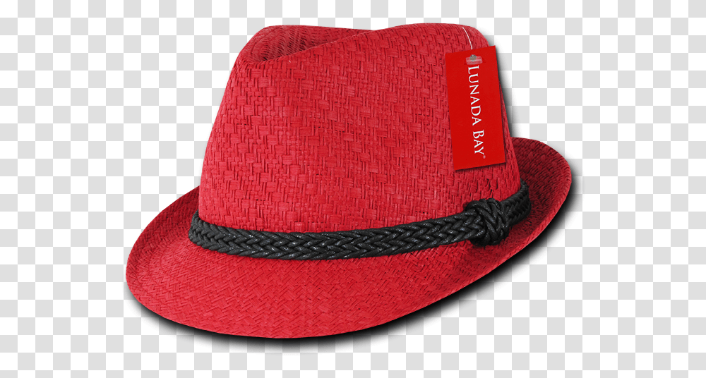 Lunada Bay Paper Straw Fedora Braided Hatband Hat Hats Fedora, Apparel, Cowboy Hat, Sombrero Transparent Png