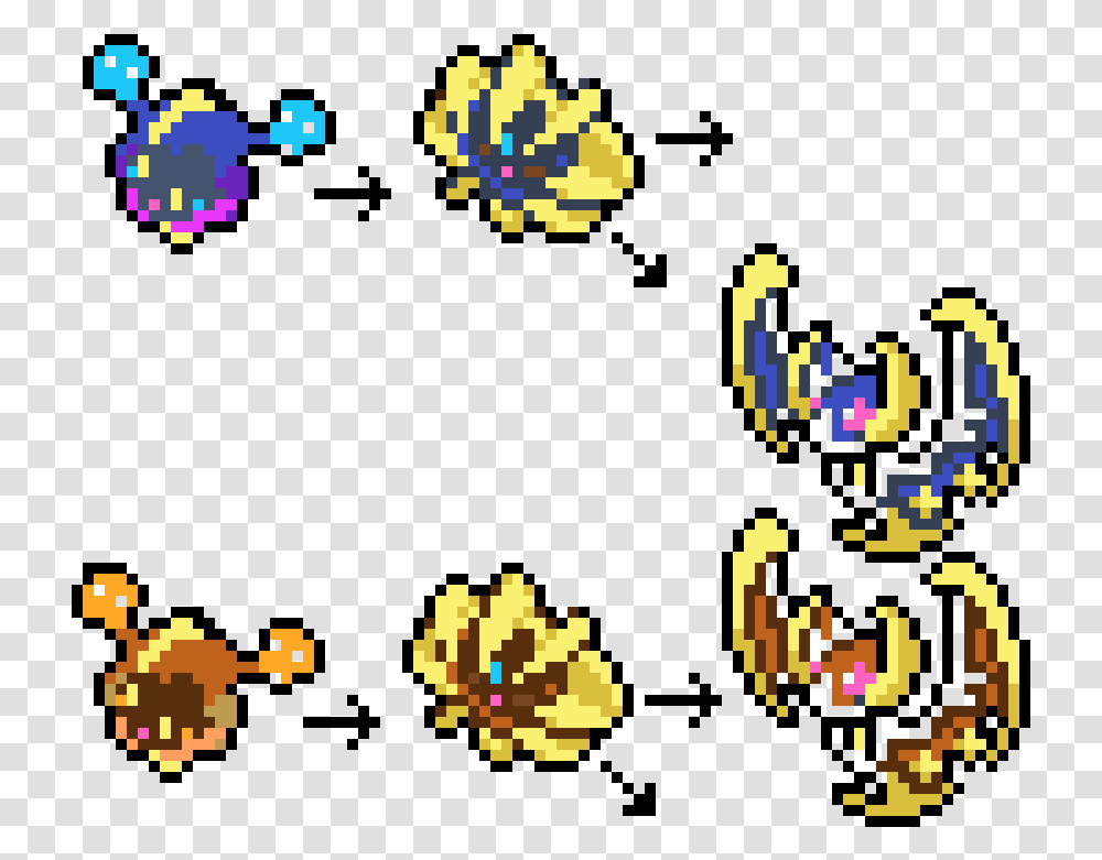 Lunala Pixel Art, Pac Man, Super Mario Transparent Png