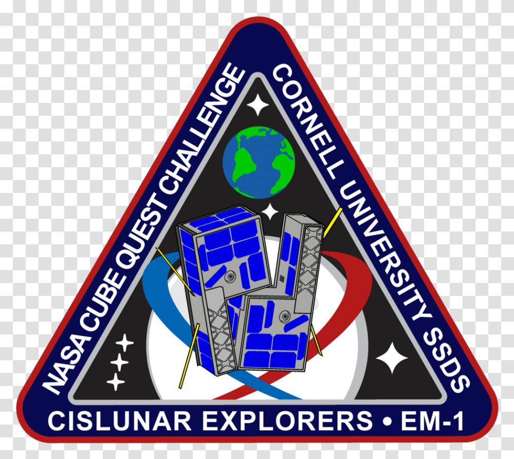 Lunar Cubesat Cislunar Explorers - Space Systems Design Studio Esportiva Velo Clube Rioclarense, Triangle, Symbol Transparent Png