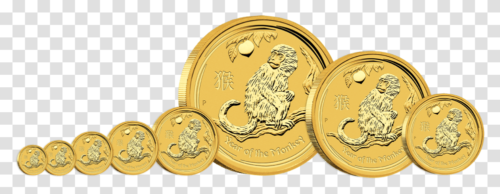 Lunar Hund 1 Unze Gold, Coin, Money Transparent Png