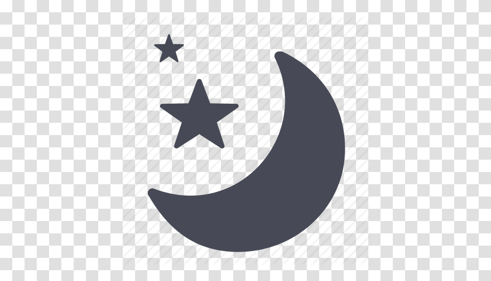 Lunar Moon Night Stars Weather Icon, Star Symbol, Outdoors, Astronomy Transparent Png