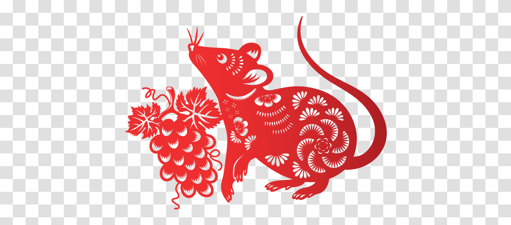 Lunar New Year City Of Redwood Chinese New Year Rat, Art, Pattern, Graphics, Animal Transparent Png