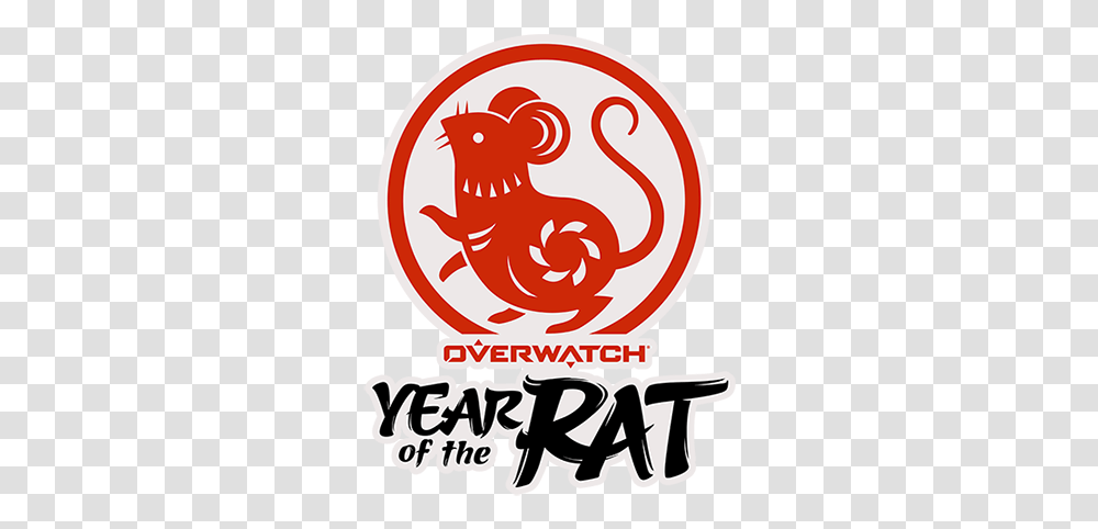 Lunar New Year Overwatch Year Of The Rat Overwatch, Poster, Advertisement, Logo, Symbol Transparent Png