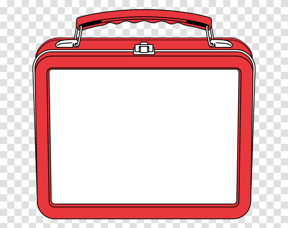 Lunch Box Clipart, Luggage, Suitcase, White Board, Moving Van Transparent Png
