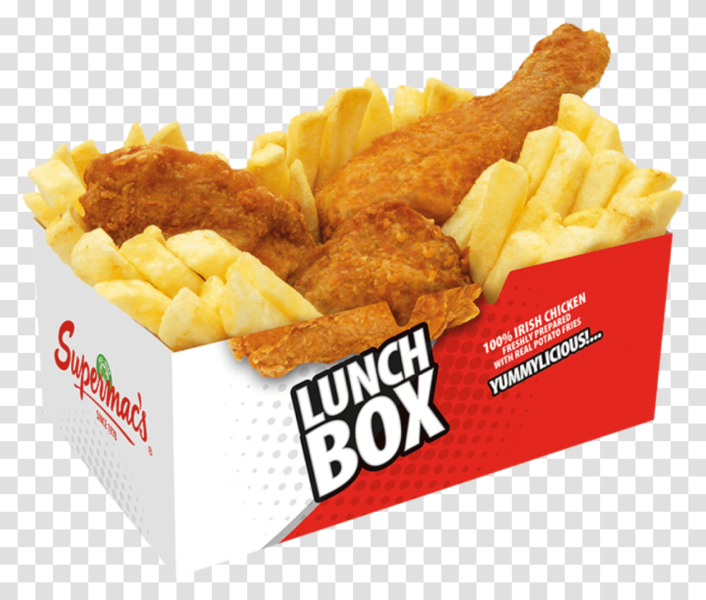 Lunch Box Images Chicken Box, Fries, Food, Fried Chicken, Nuggets Transparent Png