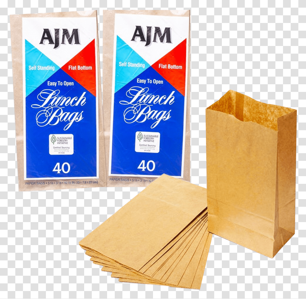 Lunch Paper Bag 5 Lb Papier Brottten, Shopping Bag, Sack, Carton, Box Transparent Png
