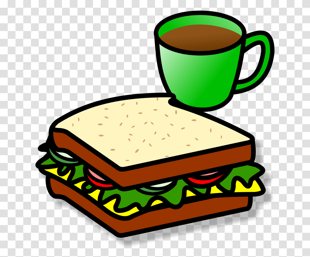 Lunch Symbol Food Clip Art Lunch Symbol, Sandwich, Coffee Cup, Beverage, Drink Transparent Png