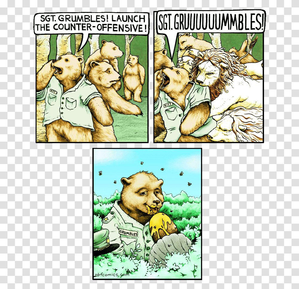 Lunch The Counter Offensive Perry Bible Fellowship Sgt Grumbles, Comics, Book, Person, Human Transparent Png