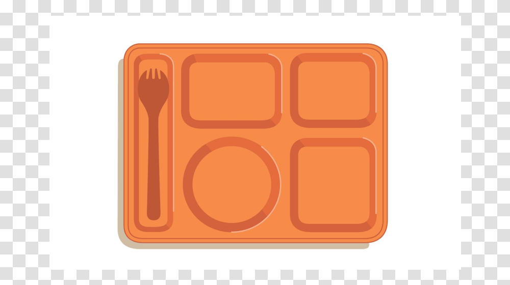 Lunch Tray Belgian Waffle, Cutlery Transparent Png