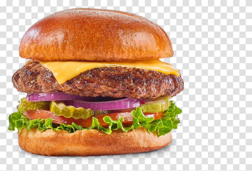 Lunchmenu Burger With Fries, Food, Bun, Bread Transparent Png