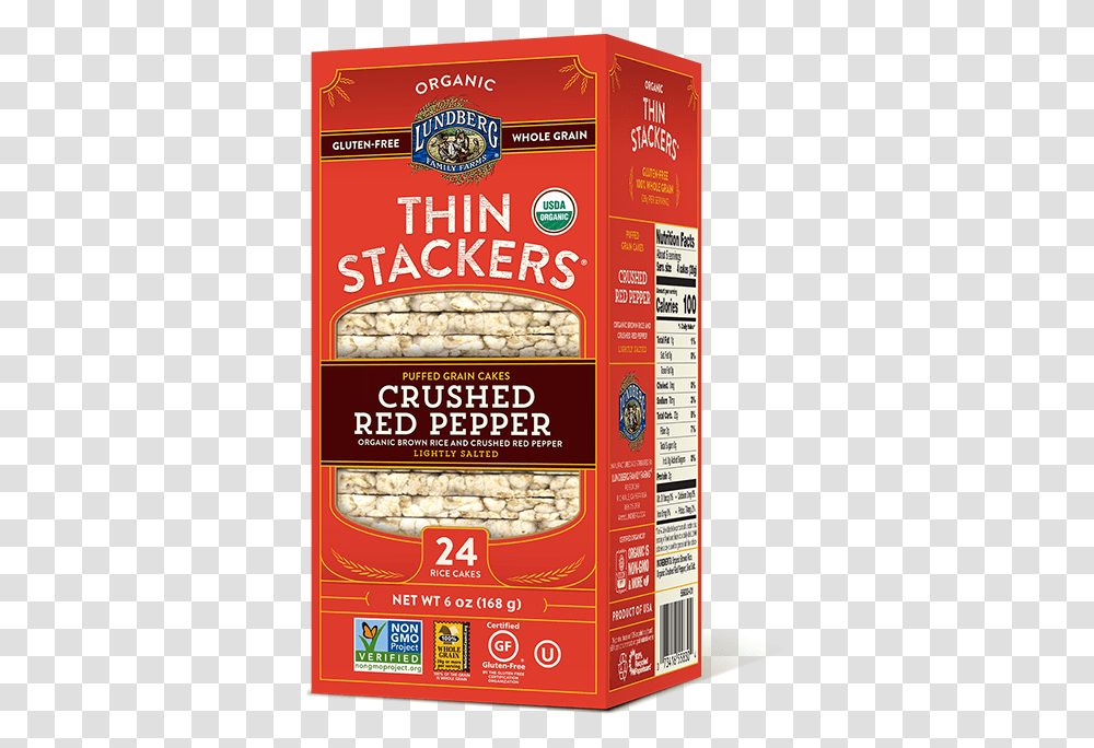 Lundberg Rice Cakes Thin Stackers, Plant, Food, Vegetable, Nut Transparent Png