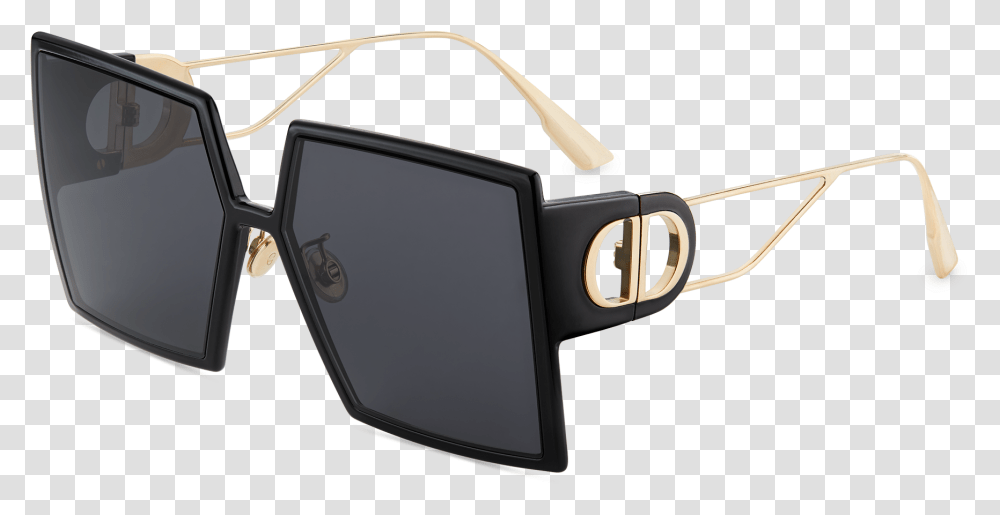 Lunette 30 Montaigne Black 30montaigne Black Square Sunglasses, Goggles, Accessories, Accessory Transparent Png