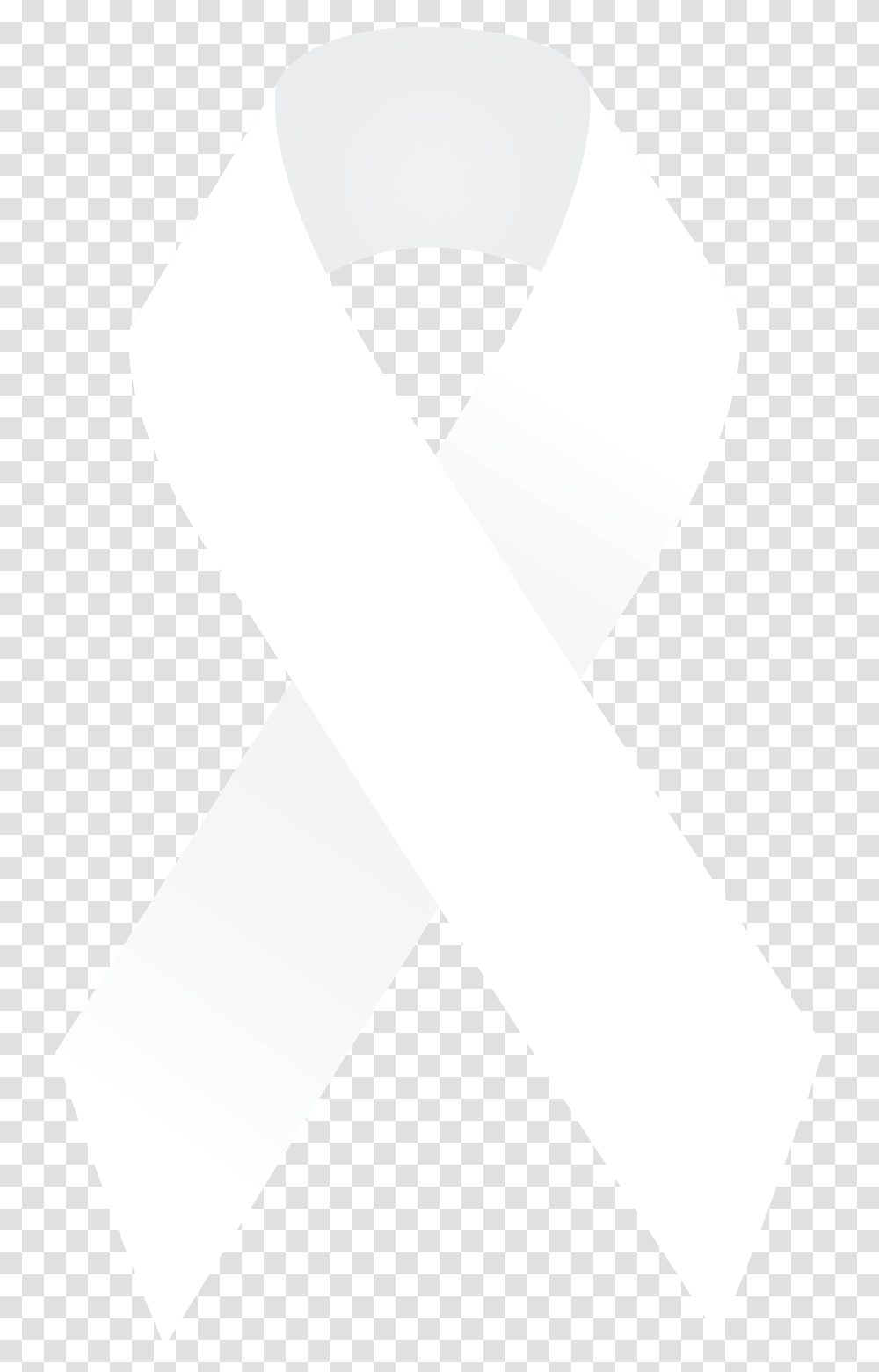Lung Cancer Symble White Ribbon Awareness White Awareness Ribbon, Alphabet, Text, Word, Graphics Transparent Png