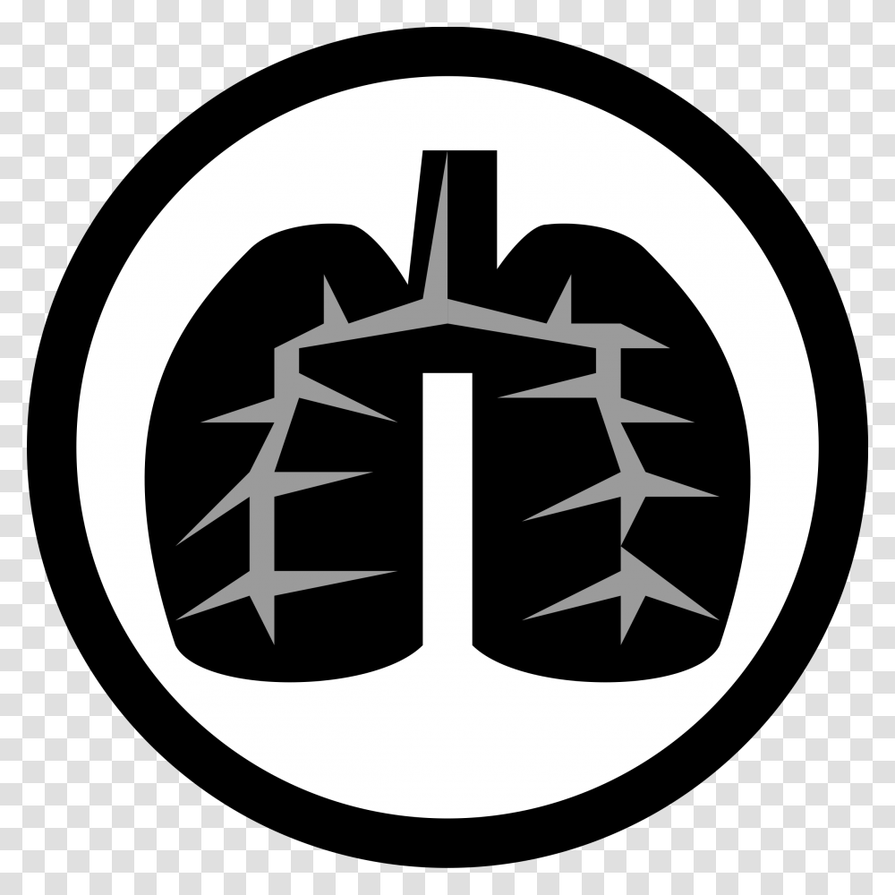 Lung, Person, Stencil, Emblem Transparent Png