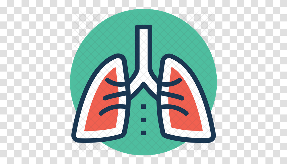 Lungs Icon Emblem, Road Sign, Symbol, Text, Word Transparent Png
