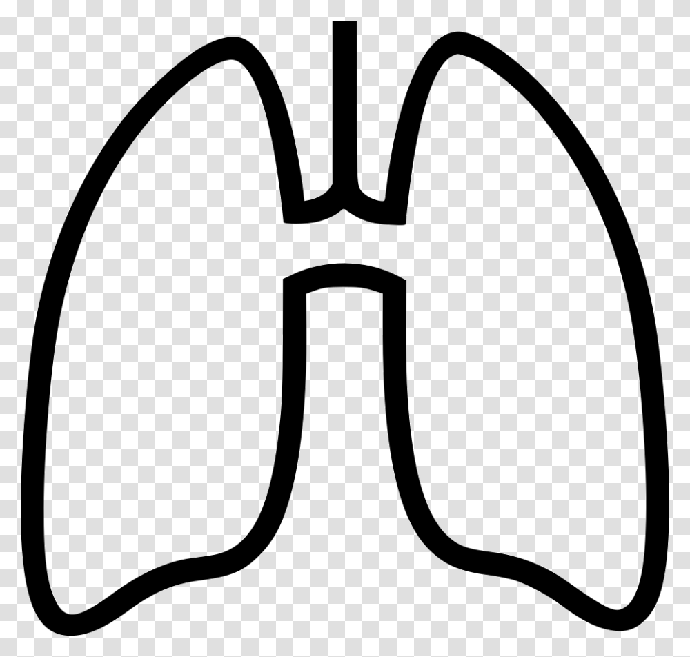 Lungs Icon Free Download, Stencil, Label Transparent Png