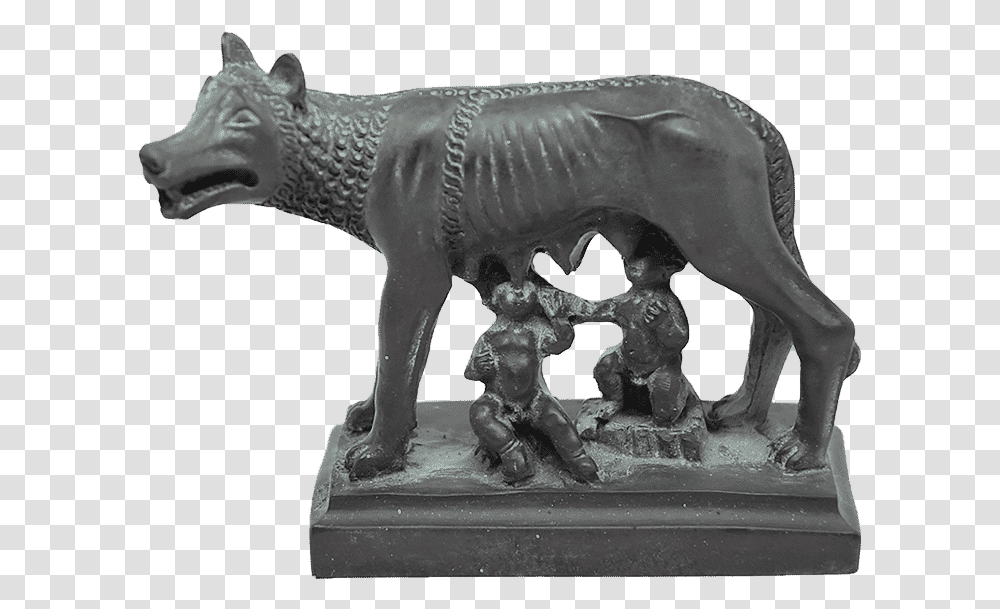 Lupa Capitolina Lupa Di Roma Capitoline Wolf Capitoline Wolf, Statue, Sculpture, Ornament Transparent Png