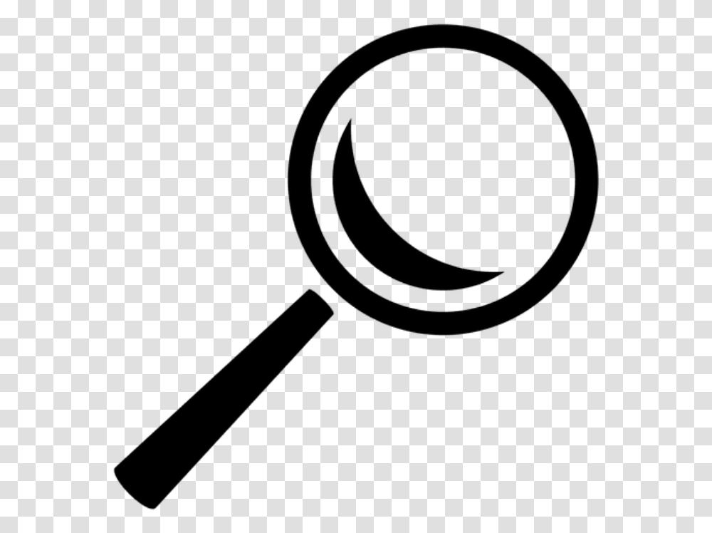 Lupa Magnifying Glass Clipart Black And White, Gray, World Of Warcraft Transparent Png