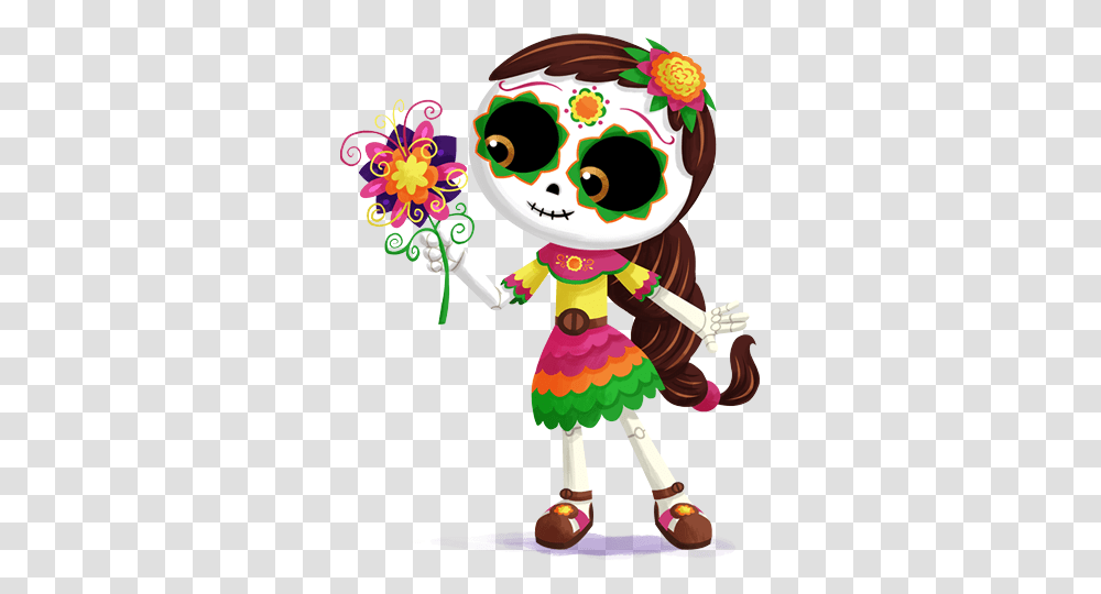 Lupita Pose Servilletas Day Of The Dead Day, Toy, Pinata Transparent Png