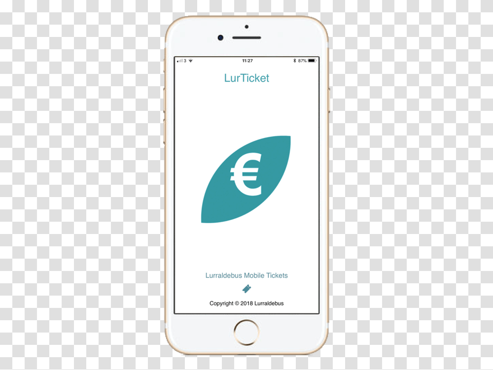 Lurticket Masabi 1 Euro Icon, Mobile Phone, Electronics, Cell Phone Transparent Png