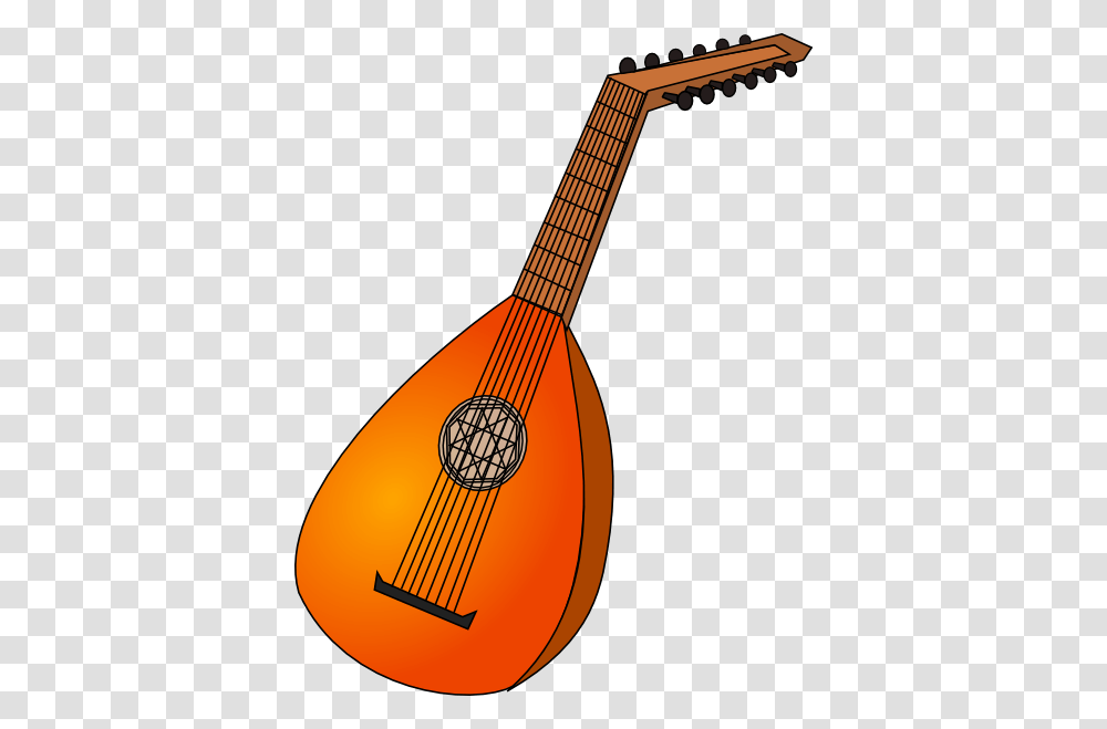 Lute Clip Art Free Vector, Musical Instrument Transparent Png