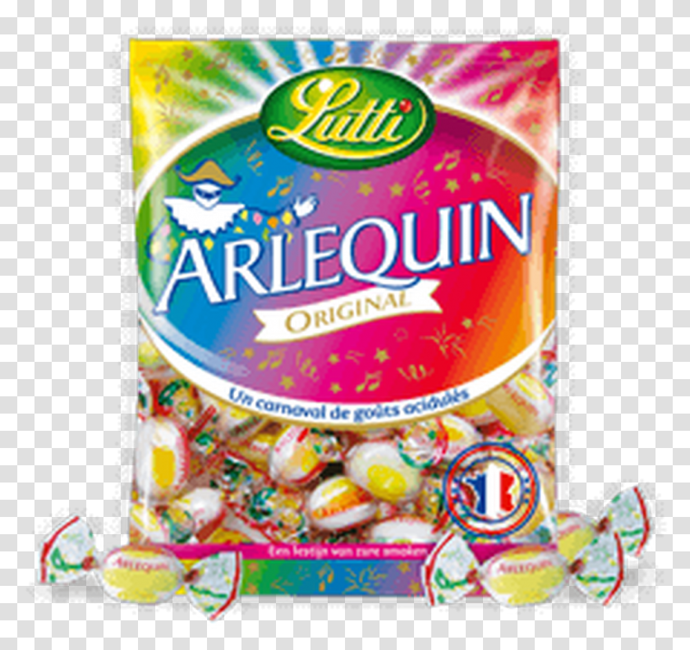 Lutti Arlequin Candies Lutti Scoubidou, Food, Sweets, Confectionery, Flyer Transparent Png