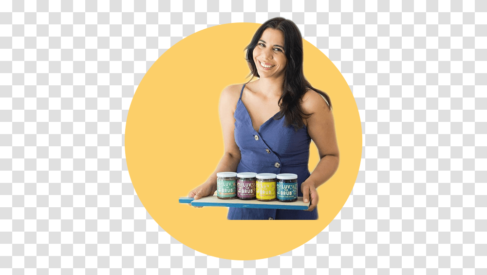 Luv The Grub Girl Ali A, Person, Female, Clothing, Face Transparent Png