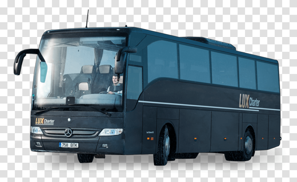 Lux Charter Kvaliteetsed Mugavad Ja Turvalised Tellimusveo Tour Bus Service, Vehicle, Transportation, Person, Human Transparent Png