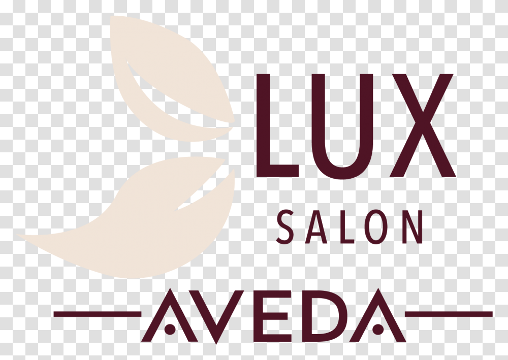 Lux Salon Aveda Hair Professional Services Logo, Poster, Advertisement, Text, Plant Transparent Png