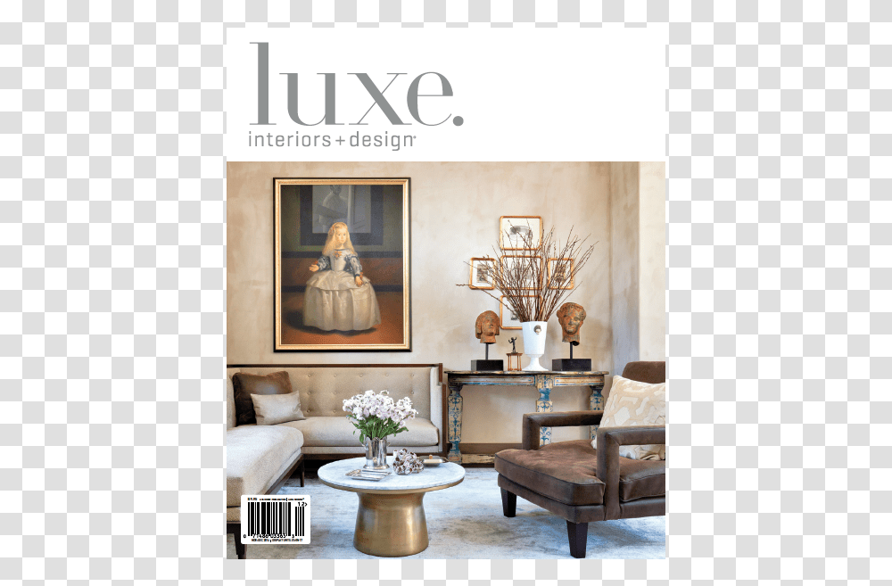 Luxe Cover Magazine Luxe Magazine, Furniture, Table, Coffee Table, Chair Transparent Png