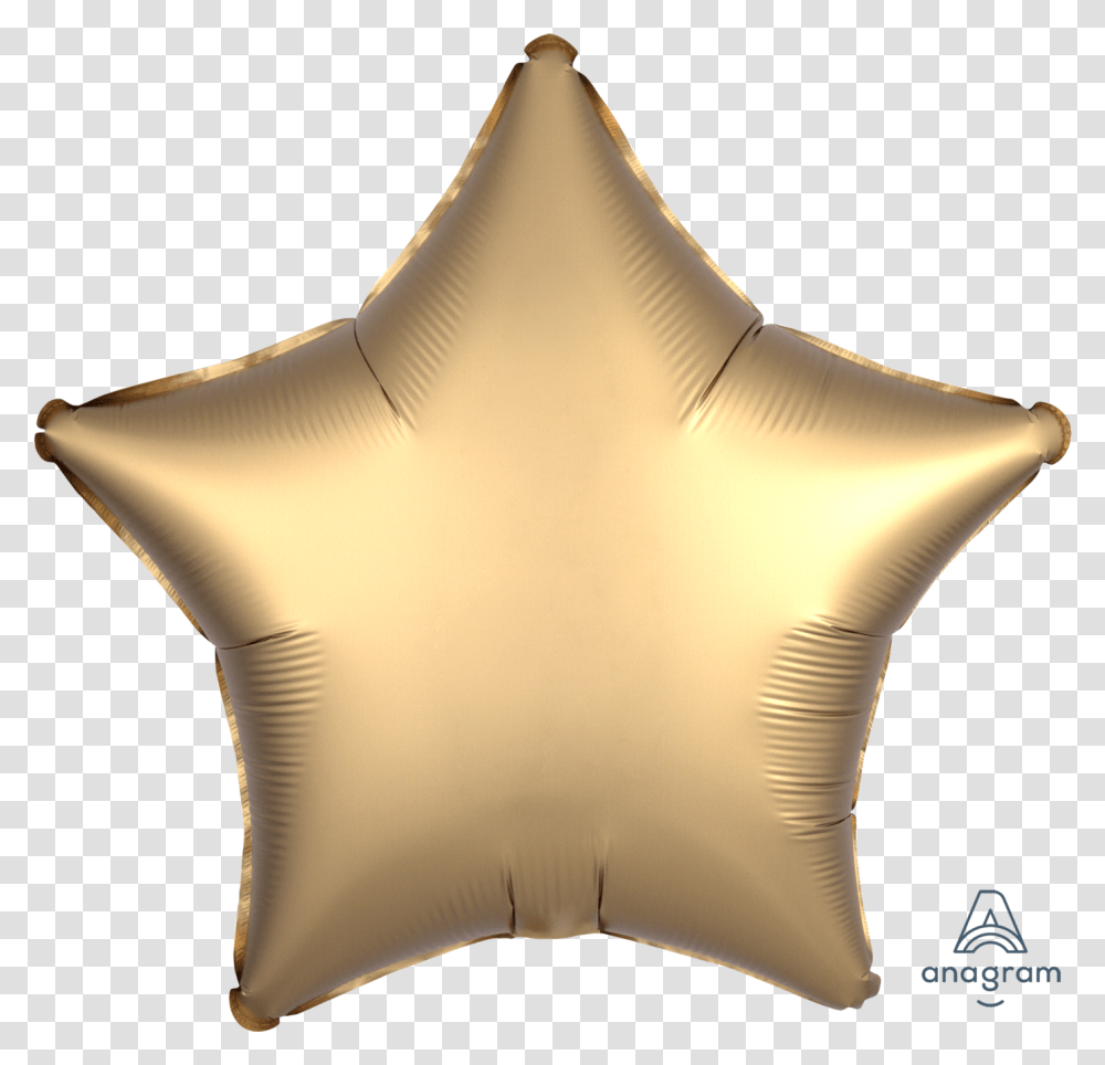 Luxe Gold Star Balloon Star Party Unicorn Or Twinkle Twinkle, Pillow, Cushion, Star Symbol Transparent Png