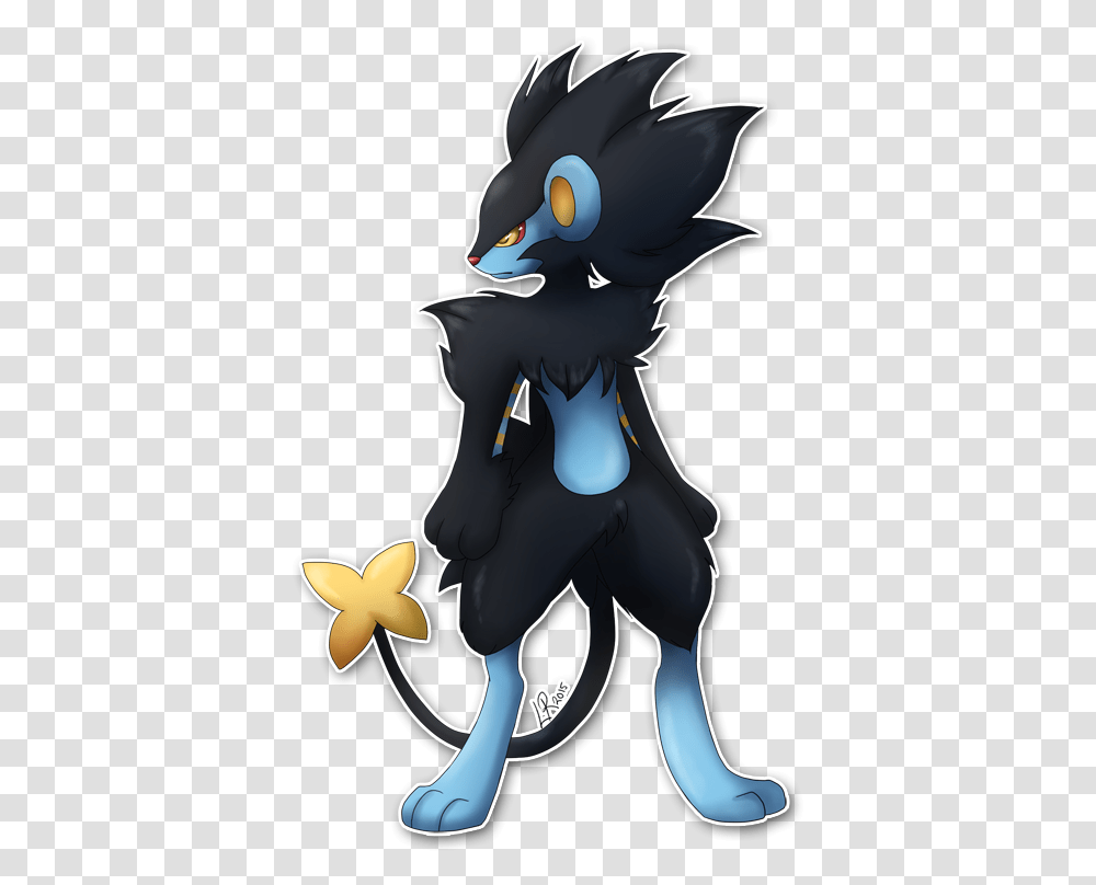 Luxray Anthro Download Lucario And Luxray Fusion, Animal, Mammal, Wildlife, Pet Transparent Png