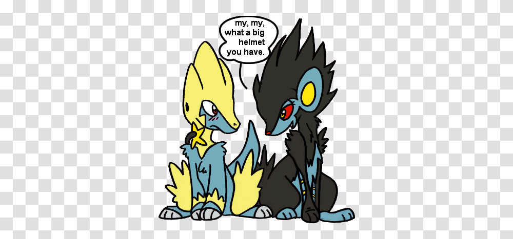 Luxray X Manectric By Denkimouse Pokemon Manectric X Luxray, Poster, Advertisement, Book, Comics Transparent Png
