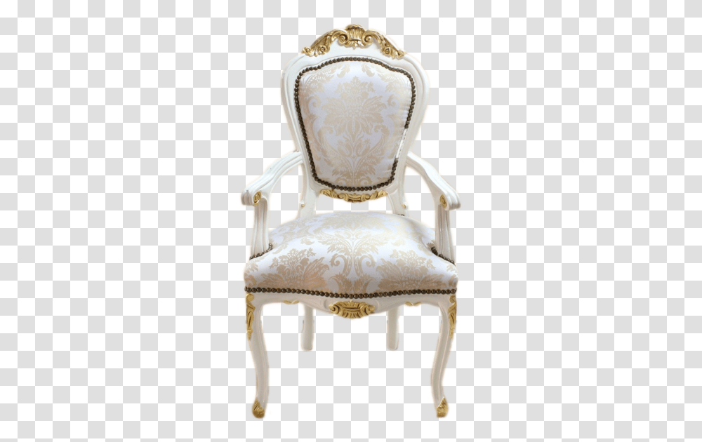 Luxury Armchair Biegeampgold Frame Biege Royal Flowers Luxury Chair, Furniture, Wedding Cake, Dessert, Food Transparent Png