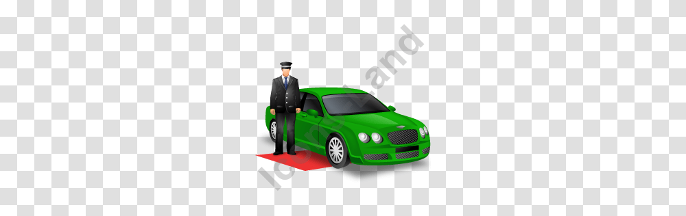 Luxury Car Driver Green Icon Pngico Icons, Person, Vehicle, Transportation, Sports Car Transparent Png