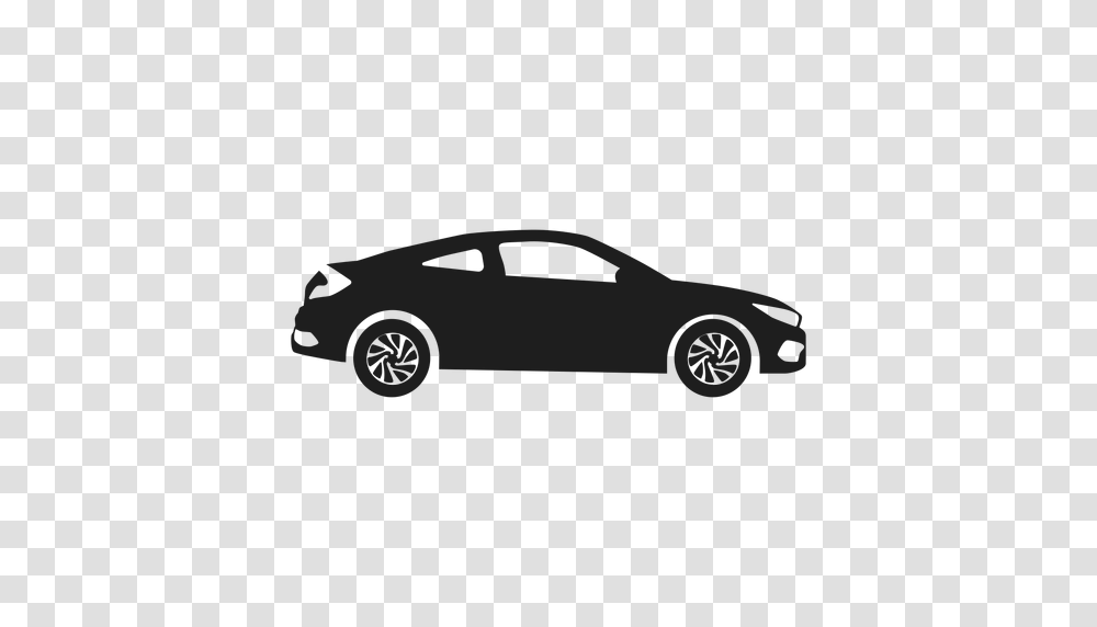 Luxury Car Side View Silhouette, Vehicle, Transportation, Wheel, Machine Transparent Png