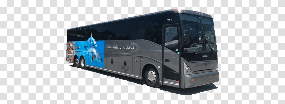 Luxury Coach Bus Group Travel Sunshine Lines Commercial Vehicle, Transportation, Tour Bus, Double Decker Bus Transparent Png