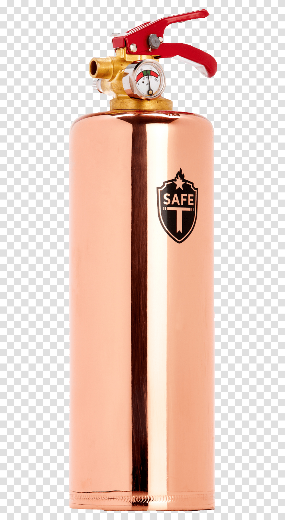 Luxury Fire Extinguisher Copper Brandblusser Design, Cosmetics, Bottle, Perfume, Logo Transparent Png