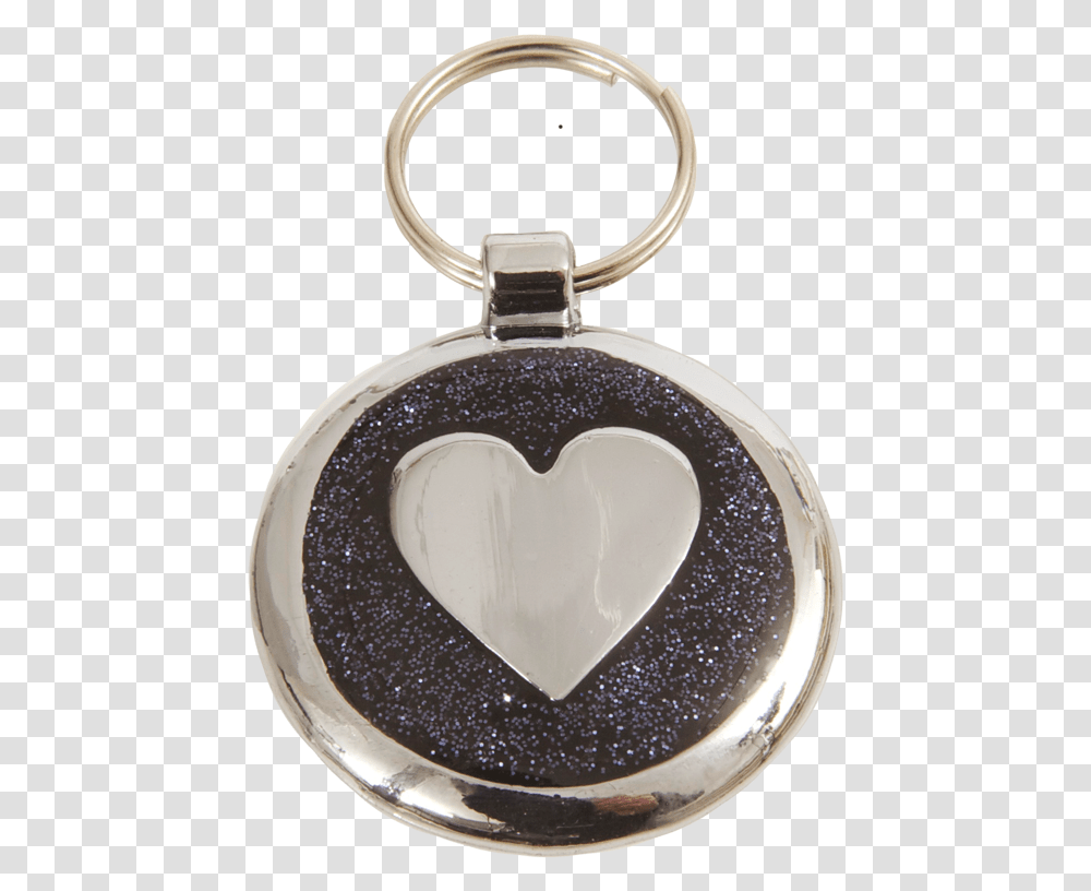 Luxury Glitter Black Glint Heart Designer Dog Tag Shimmer Range Keychain, Pendant, Locket, Jewelry, Accessories Transparent Png