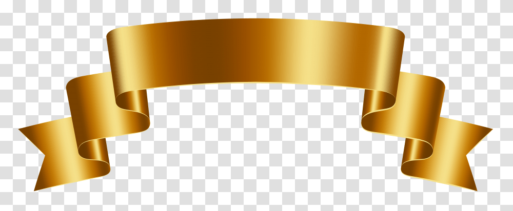 Luxury Gold Banner Clip Art, Scroll, Label Transparent Png