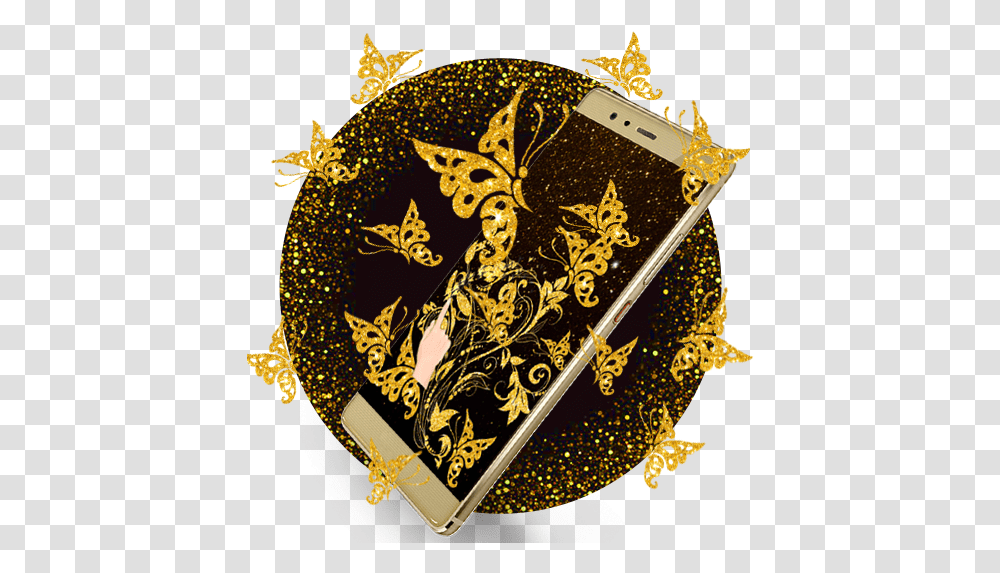 Luxury Gold Butterfly Edition For Android Download Cafe Fictional Character, Dragon Transparent Png