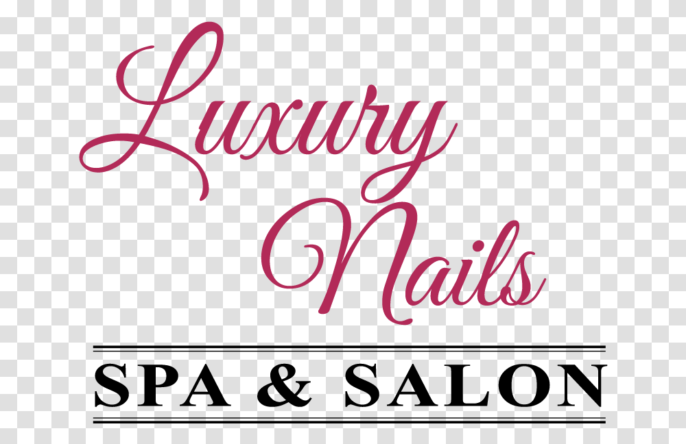 Luxury Nails Amp Spa Calligraphy, Alphabet, Handwriting Transparent Png