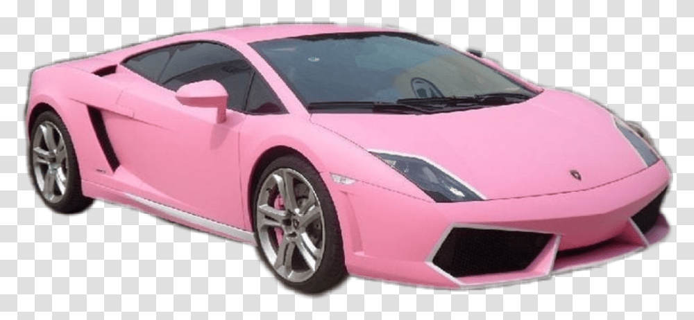 Luxury Pinkaesthetic Car Ferrari Sparkly Lamborghini, Vehicle, Transportation, Tire, Sports Car Transparent Png