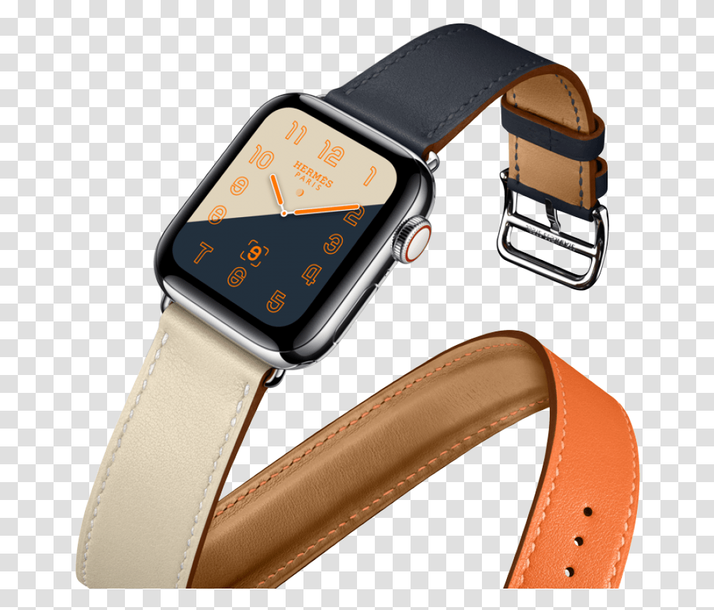 Luxury Straps For Your Apple Watch Hermes Double Tour Apple Watch 5, Wristwatch, Belt, Accessories, Accessory Transparent Png