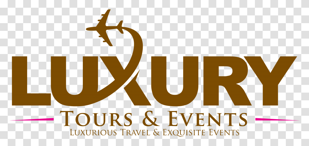 Luxury Travel Events Agency Logo, Word, Text, Symbol, Trademark Transparent Png