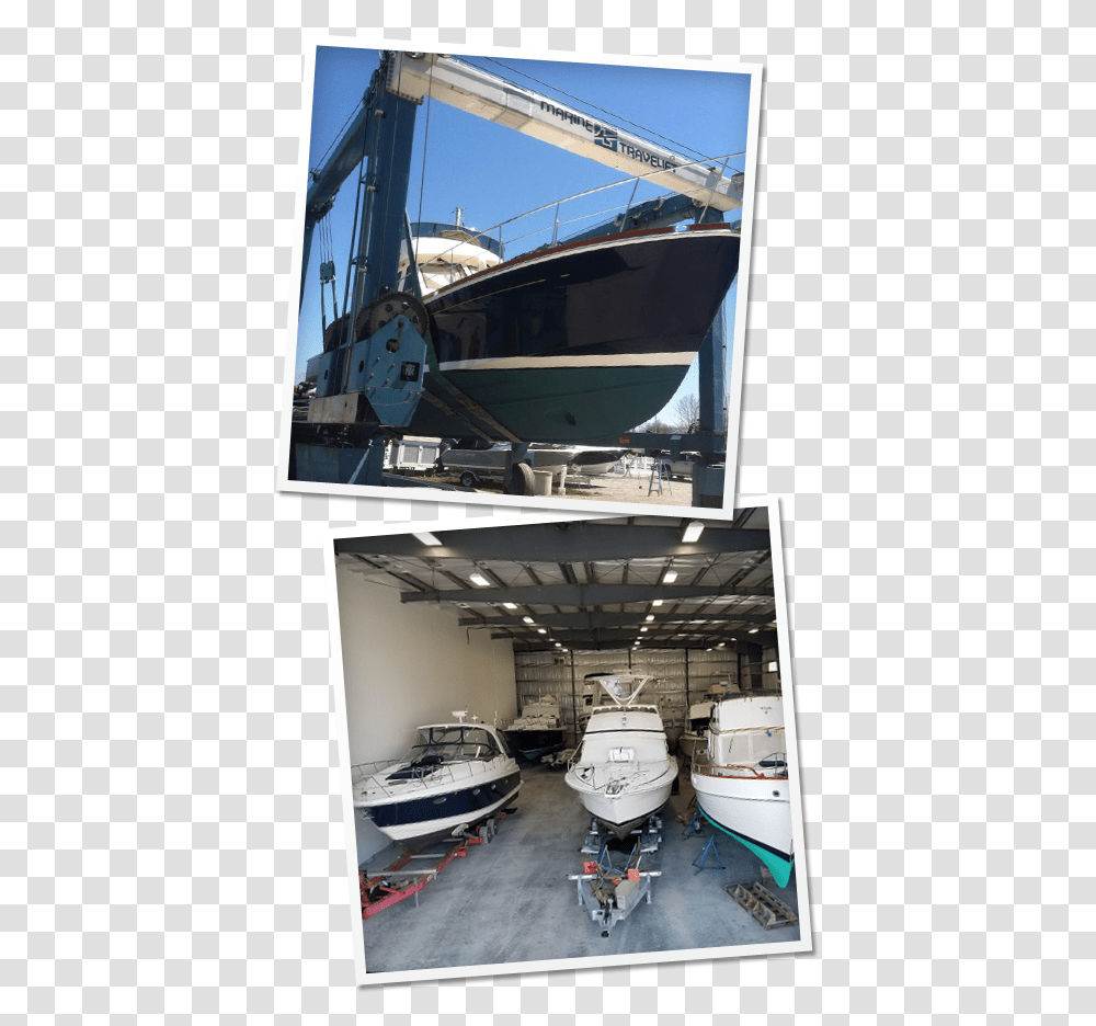 Luxury Yacht, Boat, Vehicle, Transportation, Collage Transparent Png